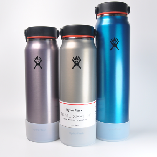 BottleButts™ CLEAR Silicone Boot for Hydro Flask Lightweight Trail Series 32oz/40oz