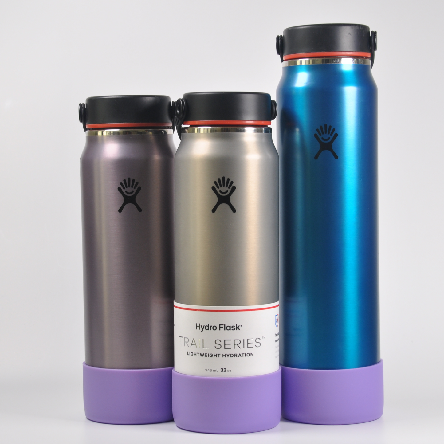 BottleButts™ Lavender Boot for Hydro Flask Lightweight Trail Series 32oz/40oz