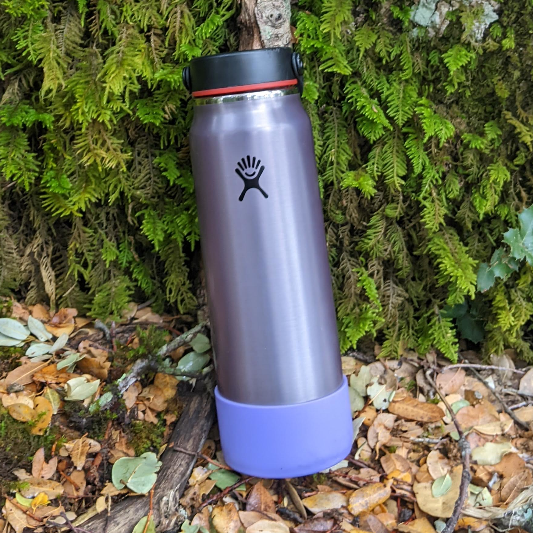 BottleButts™ BLACK Silicone Boot for Hydro Flask Lightweight Trail Series  32oz/40oz