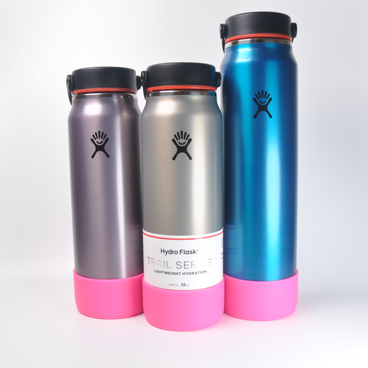BottleButts™ Hot Pink Boot for Hydro Flask Lightweight Trail Series 32oz/40oz